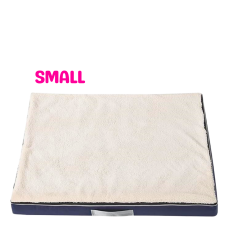 Lavish Memory Foam Bed for Dogs White (S)