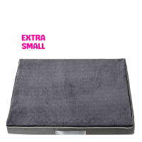 Lavish Memory Foam Bed for Dogs Grey (XS)