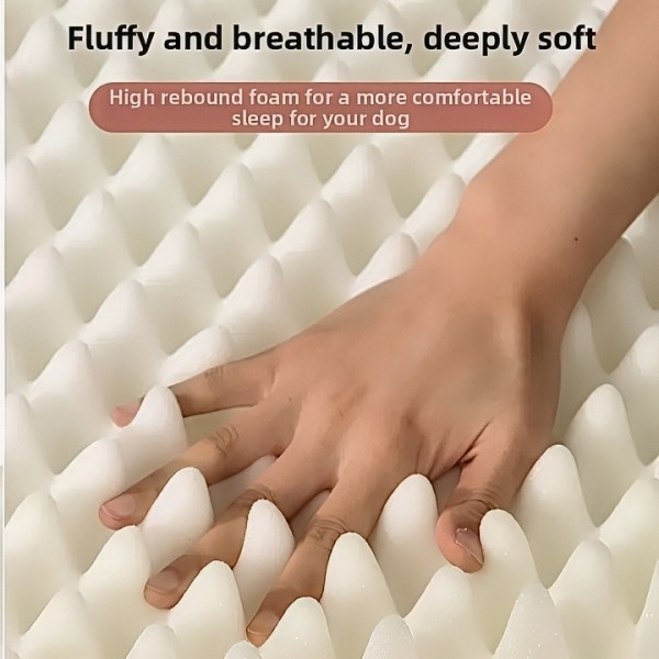 Lavish Memory Foam Bed for Dogs Brown (S)