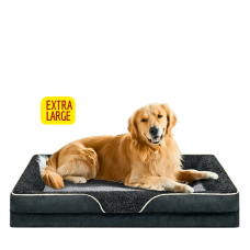 Lavish Dog Bed Plush Mattress Dark Grey (Extra Large)