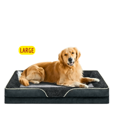 Lavish Dog Bed Plush Mattress Dark Grey (Large)