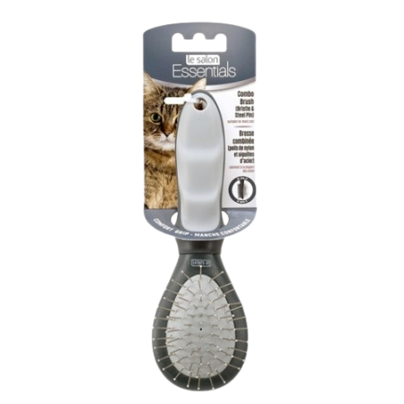Le Salon Cat Essentials Brush Bristle/Steel Pin Combo