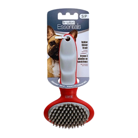 Le Salon Dog Essential Brush Rubber Slicker Small