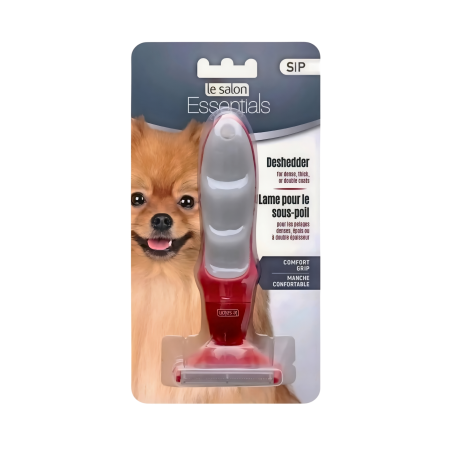 Le Salon Dog Essential Deshedder Undercoat Rake Combo Small