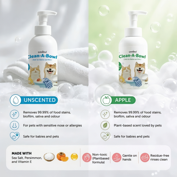 Loveabowl Clean-A-Bowl Foam Wash Apple 500ml