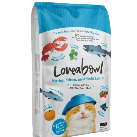 Loveabowl Cat Dry Food Grain-Free Herring Salmon & Atlantic Lobster 9.07kg