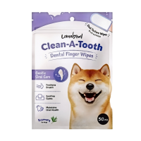 Loveabowl Clean-A-Tooth Dental Wipes for Dogs 50s Loveabowl Clean-A-Tooth Dental Wipes for Dogs 50s