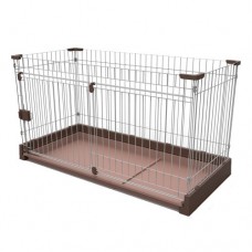 Marukan Dog Cage Easy Cleaning Circle Brown Large