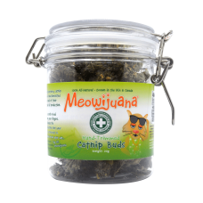 Meowijuana Catnip Jar of Catnip Buds 20g