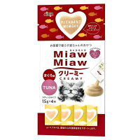 Aixia Miaw Miaw Creamy Tuna Flavor 15g x 4's (6 packs)