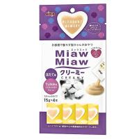 Aixia Miaw Miaw Creamy Tuna & Scallop 15g x 4's Aixia Miaw Miaw Creamy Tuna & Scallop 15g x 4's