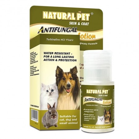 Natural Pet Skin & Coat Antifungal Lotion for Dogs & Cats 30ml