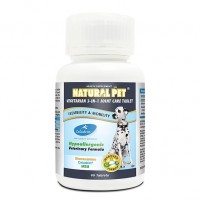 Natural Pet Vegetarian 3-in-1 Joint Care 60 Tablet for Dogs 