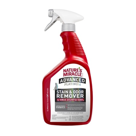 Nature's Miracle Cat Stain & Odor Remover & Virus Disinfectant 32oz
