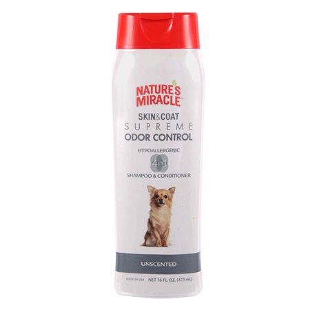 Nature's Miracle Dog Shampoo Skin & Coat Odor Control (Hypoallergenic)16oz
