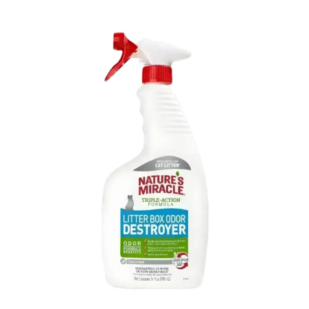 Nature's Miracle Cat Litter Box Odor Destroyer Unscented 24oz