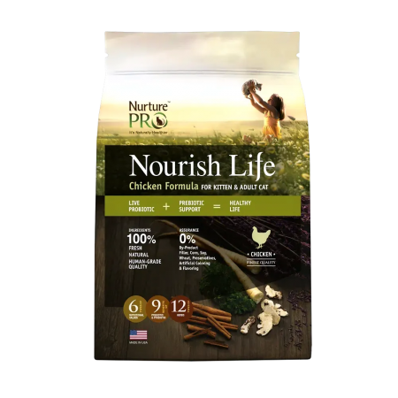 Nurture Pro Cat Food Nourish Life Chicken Formula Kitten & Adult 5.7kg