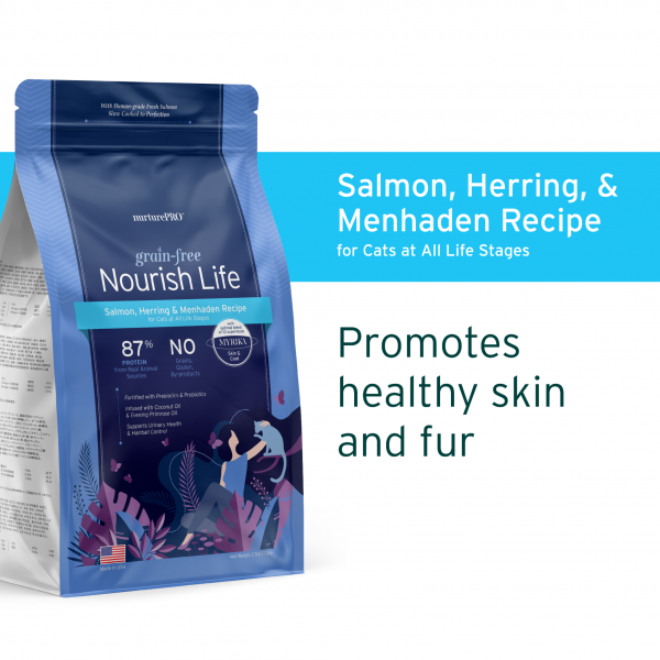 Nurture Pro Cat Food Nourish Life Grain-free Salmon, Herring  and Menhaden All Life Stages 227g