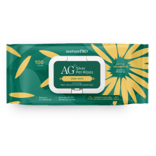 Nurture Pro Pet Wipes AG+ Silver Aloe Vera 100 sheets
