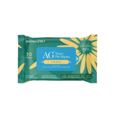 Nurture Pro Pet Wipes AG+ Silver Coconut 10 sheets