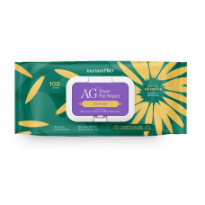 Nurture Pro Pet Wipes AG+ Silver Lavender 100 sheets