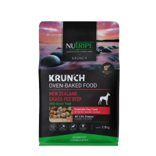 Nutripe Dog Krunch Oven-Baked Beef w/Green Tripe 1.8kg
