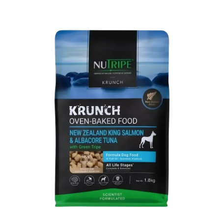 Nutripe Dog Krunch Oven-Baked Salmon & Tuna w/Green Tripe 1.8kg