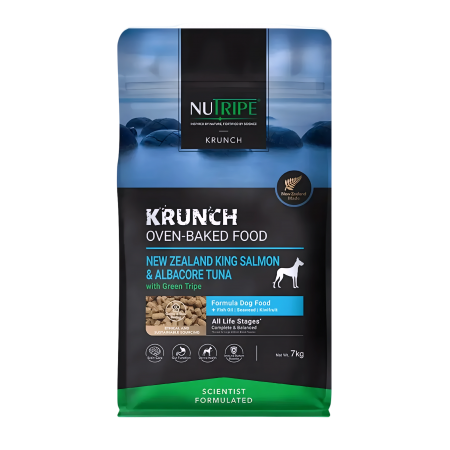 Nutripe Dog Krunch Oven-Baked Salmon & Tuna w/Green Tripe 7kg
