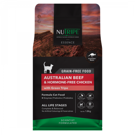 Nutripe Cat Food Essence Australian Beef & Chicken 1.8kg