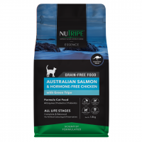 Nutripe Essence Australian Grain Free Salmon & Hormone-Free Chicken with Green Tripe Cat Dry Food 1.8kg