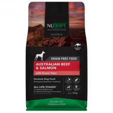 Nutripe Dog Food Essence Australian Beef & Salmon 12kg