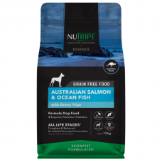 Nutripe Dog Food Essence Australian Salmon & Ocean Fish 12kg