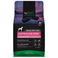Nutripe Essence Australian Grain Free Pork with Green Tripe Dog Dry Food 12kg