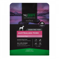 Nutripe Essence Australian Grain Free Pork with Green Tripe Dog Dry Food 200g