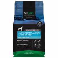 Nutripe Essence Australian Grain Free Salmon & Ocean Fish with Green Tripe Dog Dry Food 12kg