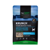 Nutripe Cat Krunch Oven-Baked Salmon & Chic w/Green Tripe 1.6kg
