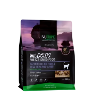 Nutripe Cat Freeze Dried Wildcuts Fish & Lamb w/ Green Tripe 280g