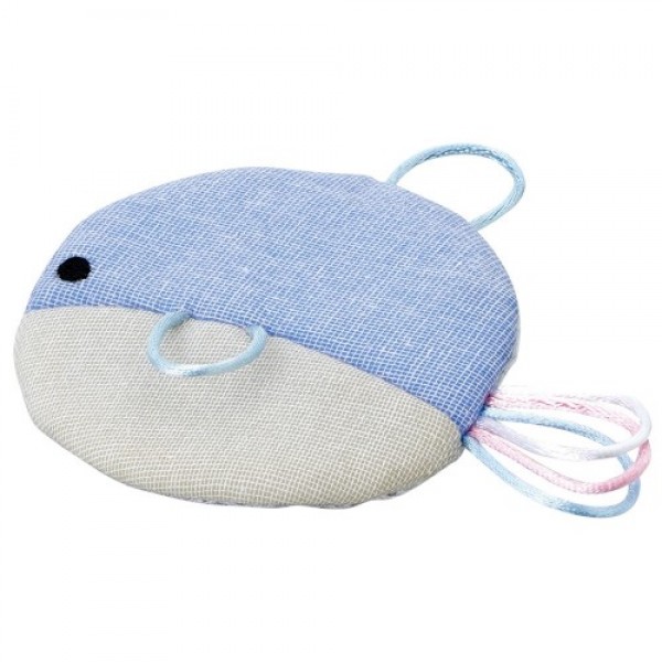 Nyanta Club Cool Fabric Toy For Cat With Loops Whale