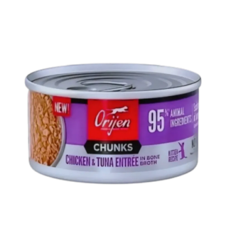 Orijen Cat Canned Chunks & Shreds Chicken Tuna 85g (12 cans)