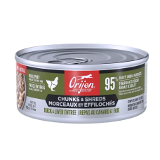 Orijen Cat Canned Chunks & Shreds Duck Liver 155g