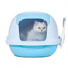 Tom Cat Pakeway N Series Cat Litter Box Blue