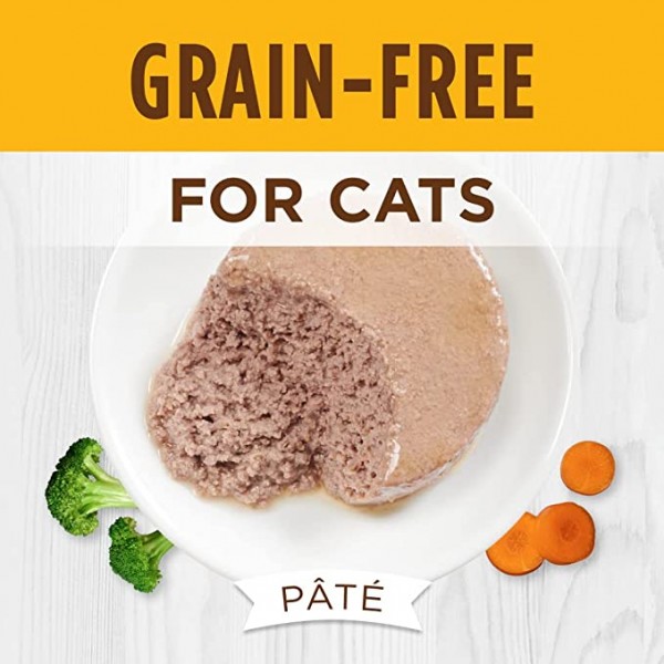 Instinct Original Grain-Free Pate Real Chicken Recipe Cat Wet Canned Food 5.5oz (6 Cans)