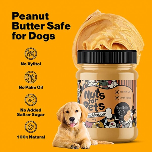 Nuts for Pets Dogs Peanut Butter 350g