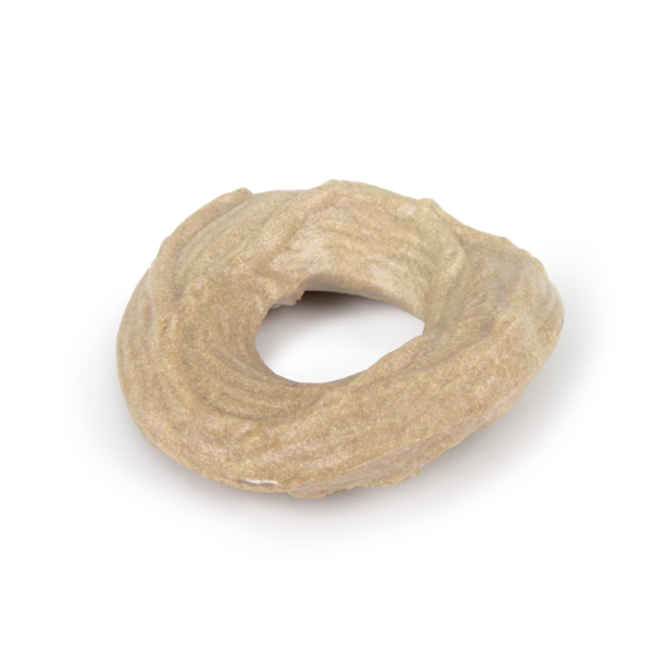 AFP Dog Toy Dental Chew Wood Donut Peanut Butter
