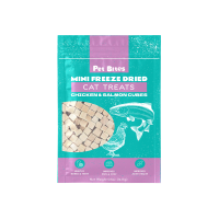 Pet Bites Cat Freeze Dried Chicken & Salmon Mini Cubes 14.17g (3 Packs)