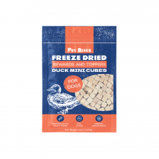 Pet Bites Dog Freeze Dried Rewards & Toppers Duck Mini Cubes 14.17g