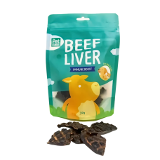 PetCubes Pet Treats Beef Liver 50g