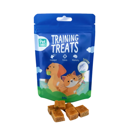 PetCubes Pets Training Treats Salmon 50g