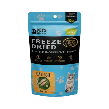 Pets Kitchen Cat Treat Freeze-Dried Catfish 40g