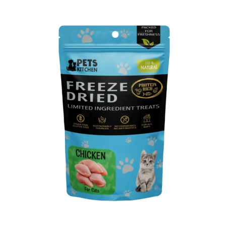 Pets Kitchen Cat Treat Freeze-Dried Chicken 40g
